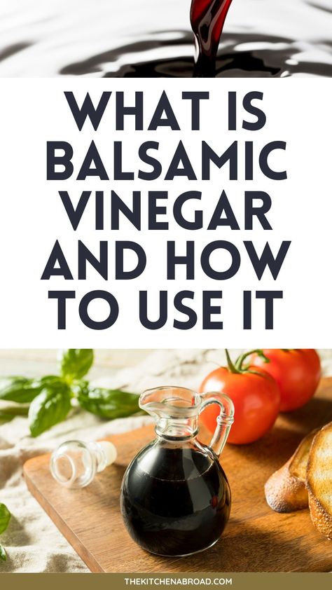 What is balsamic vinegar? Discover the rich flavor and versatility of balsamic vinegar in this insightful guide. Uncover its many uses, from dressings to glazes, and its health perks. Flavored Balsamic Vinegar Uses, How To Use Balsamic Vinegar, Uses For Balsamic Vinegar, Infused Balsamic Vinegar Recipes, Ways To Use Balsamic Vinegar, Basalmic Vinegar Recipe, Flavored Balsamic Vinegar Recipes, Diy Balsamic Vinegar, How To Make Balsamic Vinegar