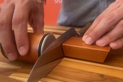 I'm a Chef Who's Taught Knife Sharpening 101—but This Tool Is So Much Easier to Use Best Knife Sharpener, Professional Knife Sharpener, Electric Sharpener, Sharpening Tools, Specialty Knives, Knife Sharpener, Custom Knife, Diy Tumblers, A Chef