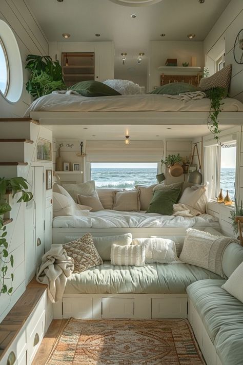 Van Living Aesthetic, Tiny House Aesthetic, Dream Bedroom Inspiration, Dream House Rooms, Cozy Room Decor, Dream Room Inspiration, Room Makeover Bedroom, Dream House Interior, Room Makeover Inspiration