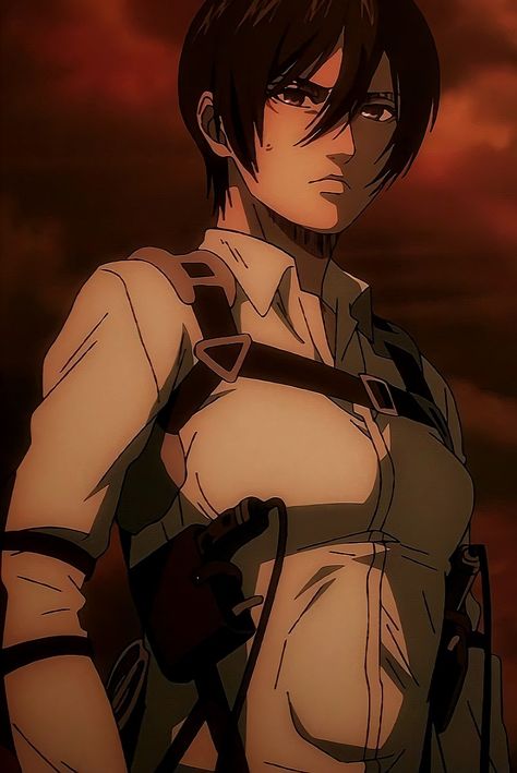 Mikasa Anime, Eren X Mikasa, Attack On Titan Season, Mikasa Ackerman, Dark Art Illustrations, Attack On Titan Anime, An Anime, Catwoman, Dark Art