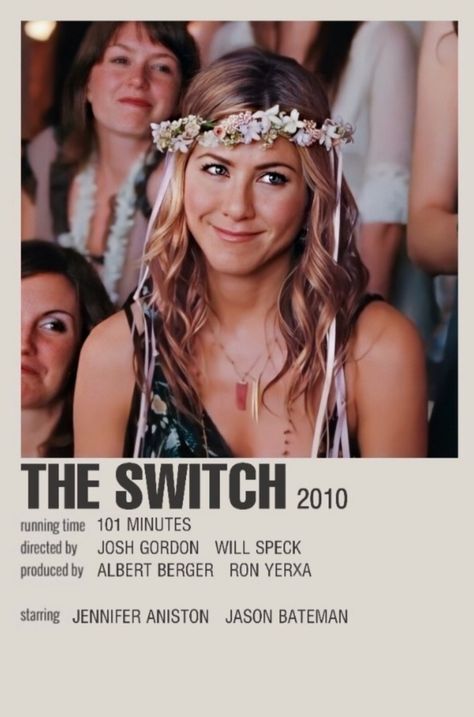 Jennifer Aniston Movies List, The Switch Movie, Polaroid Movies, Movie Bucket List, Jennifer Aniston Movies, Movie Checklist, Summer Movies, Romcom Movies, Bucket List Book