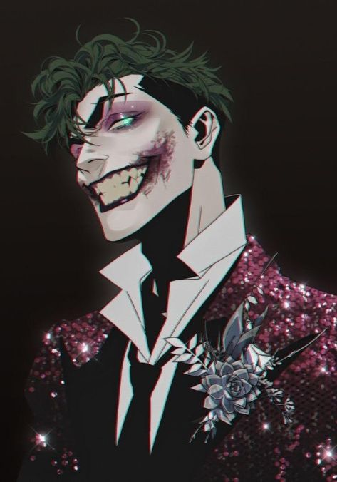 Joker Anime Art, The Joker Art, Joker Fan Art, Joker Anime, Joker Fanart, Joker Y Harley Quinn, Joker Comic, Joker Artwork, Univers Dc