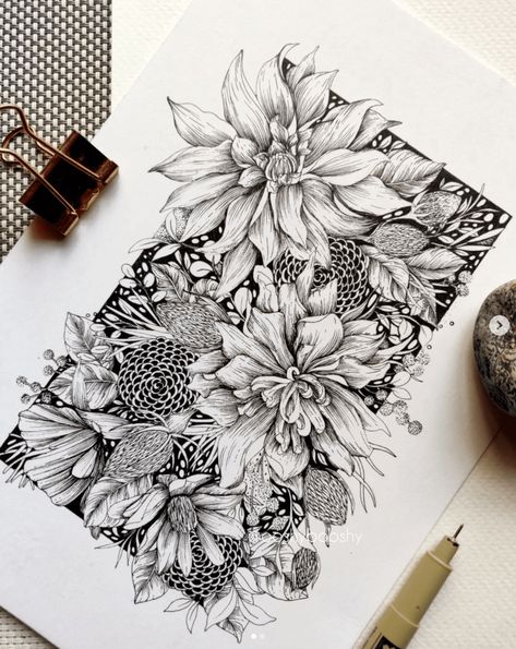 Stippling Art: A Beginner's Guide to Creating Stunning Artworks - Artsydee - Drawing, Painting, Craft & Creativity Stippling Art, Ornamental Tattoo, Pen Art Drawings, Flower Sketches, Ink Artwork, Custom Tattoo Design, Stippling, Custom Tattoo, Ink Illustrations