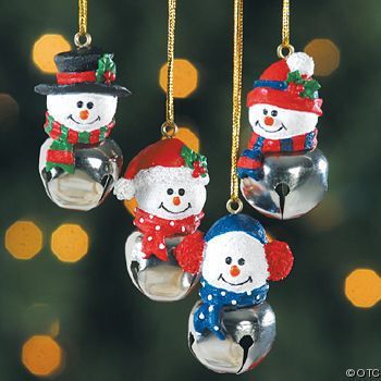 Cute Snowmen Made from Jingle Bells Bell Crafts, Jingle Bell Crafts, Craft Bells, Christmas Clay, Bell Ornaments, Holiday Crafts Christmas, Christmas Ornaments Homemade, Snowman Ornaments, Christmas Ornament Crafts