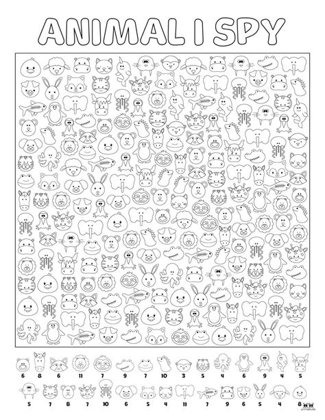 Help your little ones learn their animals or just have fun finding them with these 4 Animal I Spy printables. Print from home. 100% FREE! Find The Difference Pictures Printable, I Spy Activities For Kids, Highlights Hidden Pictures Printables, Look And Find Printables Kids Free, Educational Worksheets Free Printables, Fun Stuff To Print Out, Hidden Pictures Printables Free, I Spy Printables For Kids Free, Activity Pages For Kids Free Printables