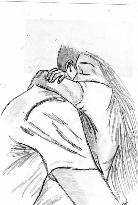 Love Dps 3d Pencil Drawings, Romantic Drawing, Sketches Of Love, Couple Drawing, Couple Sketch, Výtvarné Reference, Pencil Sketch Images, Easy Love Drawings, Cute Couple Drawings