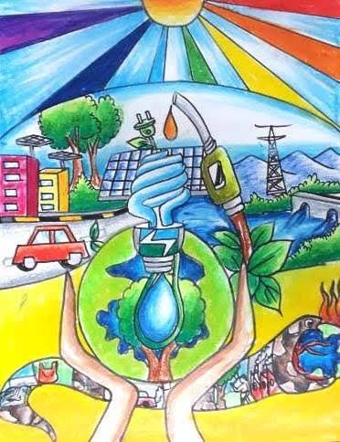 Globalisasyon Poster Drawing, Healthy Community Drawing, Globalisasyon Poster, Globalization Poster Ideas, Drawing Competition Topics, Energy Conservation Poster, Environment Drawing, Sustainability Activities, Drawings With Meaning