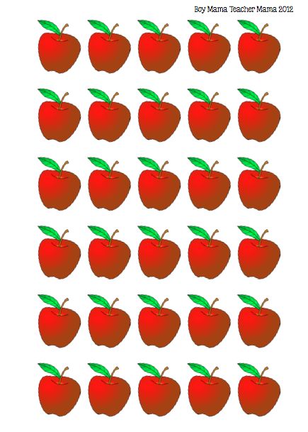 Math Template, Apple Picture, Apple Math, Diy Kids Games, Card Games For Kids, Summer Math, Math Graphic Organizers, Math Organization, Math Centers Middle School