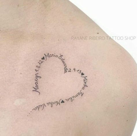 Grandchildren Tattoos, Name Tattoos For Moms, Kid Name Tattoo, Tiny Wrist Tattoos, Tattoos With Kids Names, Mommy Tattoos, Tasteful Tattoos, Inspiration Tattoos, Cat Tattoos