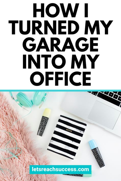 Switching your home office to your garage might be a great idea for your business. Here's what I did to have my own garage office: #garageofficespace #garageofficeideas #garageofficedesign #homeofficeideas #homeofficespace #turngarageintooffice Garage Makeover Office, Garage Office Ideas Diy Small Spaces, Garage Office Space Ideas, Garage Office Conversion Ideas, Garage Office Design, Half Garage Half Office, Home Business In Garage, Home Office In Garage, Garage Turned Office