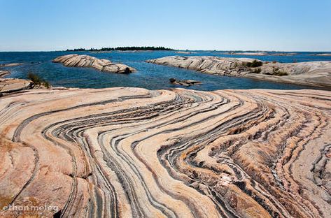 Rock Layers, Manitoulin Island, Ontario Travel, Georgian Bay, Bay Photo, Temperate Rainforest, Harbour Island, Canoe Trip, Visit Canada