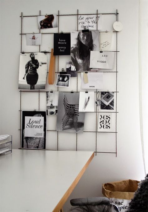 office wall grid Office Designs, Koti Diy, Smart Tiles, Diy Casa, Stil Inspiration, Office Inspiration, Office Organization, My New Room, Diy Room