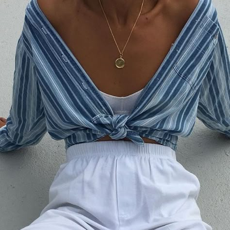 Lake Outfit, Mode Inspo, Cute Summer Outfits, Mode Inspiration, Looks Vintage, Look Cool, Linen Shirt, Look Fashion, Spring Summer Fashion