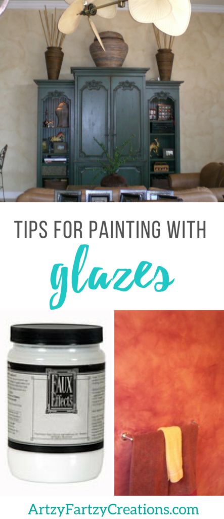 Tips for working with Glaze on furniture and faux finishes by Cheryl Phan | Painting Tips & Glazing Tips | Glazed Walls | Glazed Furniture | Glazed Cabinets Glaze Walls Paint, Glazed Walls Paint, Glazing Techniques Painting, Paint Glaze Wall, Glaze On Furniture, Industrial Paint Colors, Hall Cabinets, Glazed Furniture, Farmhouse Wall Colors