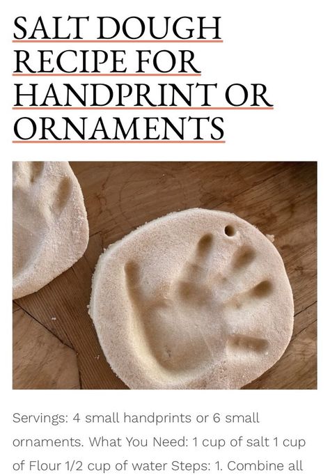 Salt Dough Recipe For Handprint Or Ornaments – The Wild Gems | Salt dough recipe, Salt dough, Diy salt dough recipe Hand Prints, Baby Christmas Crafts, Salt Dough Christmas Ornaments, Salt Dough Crafts, Salt Dough Recipe, Salt Dough Ornaments, Small Ornaments, Dough Ornaments, Food Ornaments