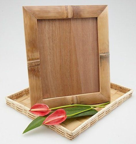 Bamboo Picture Frames, Bamboo Diy, Table Top Frame, Hawaiian Gifts, Bamboo Art, Bamboo House, Photo Frame Design, Bamboo Crafts, Bamboo Furniture