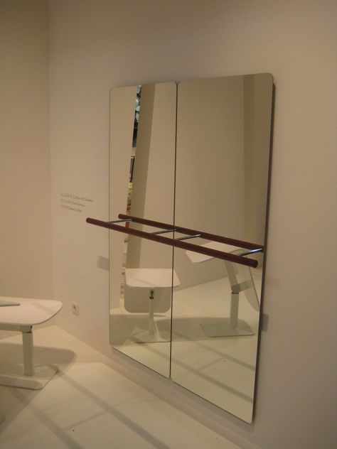 I saw an amazing Ballerina mirror at iSalone Milan a couple of days ago, perfect in a little girls room.... Dance Mirror In Bedroom, Dance Bedroom, Ballet Room, Ballerina Room, Ballet Bar, Home Dance Studio, Dance Room, Dance Mirrors, Ballet Studio