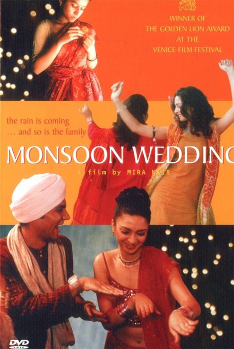 monsoon wedding / "I just fell from grace." "My darling, you have to be standing up in order to be able to fall. I mean, if you keep sitting on your ass, nothing's going to happen." Monsoon Wedding Movie, Mira Nair, Best Movies List, Naseeruddin Shah, Monsoon Wedding, Movies To Watch Teenagers, Travel Movies, Wedding Movies, Movies Worth Watching