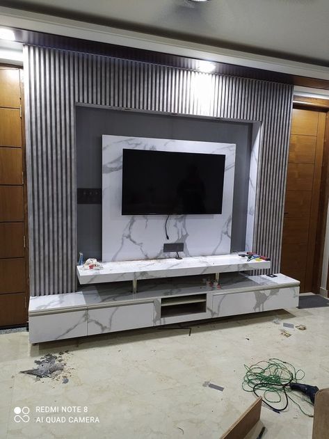 Lcd Unit Design, Tv Cabinet Wall Design, बेडरूम डिजाइन, Tv Cabinet Design Modern, Luxury Tv Wall, Tv Wall Panel, Lcd Panel Design, Modern Tv Unit Designs, Tv Unit Design Modern