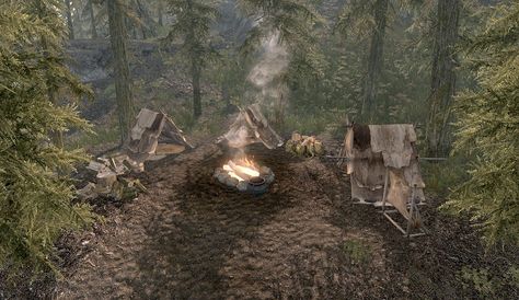 Bandit Camp: Ilinalta Foothills | Elder Scrolls | FANDOM powered by Wikia Fantasy Bandit Camp, Medieval Bandit, Bandit Camp, Fantasy Camp, Golden Dawn, Tabletop Rpg Maps, Hunting Camp, Camping Aesthetic, Rpg Maps