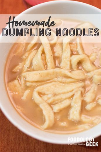 Homemade Noodles And Chicken, Old Fashioned Noodle Recipe, Egg Noodle Dumplings, Noodle Dumplings Recipe, Old Fashioned Noodles, Home Made Noodles For Soup, Old Fashioned Chicken And Noodles, How To Make Homemade Noodles, Chicken And Homemade Noodles