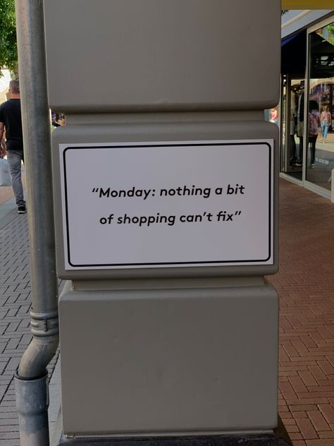 Monday Instagram Captions, Monday Captions Instagram, Shopping Quotes Funny, Monday Outfit, Instagram Status, Working In Retail, Outfit Quotes, Funny Quote, Instagram Captions