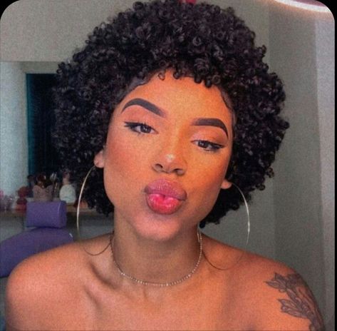 4a Natural Hair Short, Short Curly Fro Black Women, Short 4a Curly Hair, Short Curly Afro Natural Hair, Short Curly Hair 3b 3c, Big Chop Curly Hair, Short 4b Hair, Mini Afro, Long Hairstyle Ideas