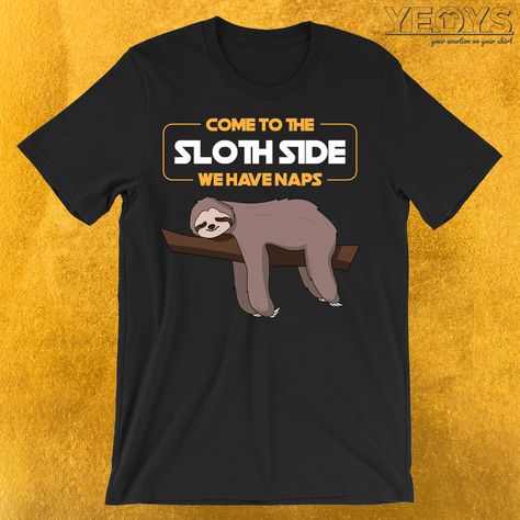 Sloth Puns, Sloth Facts, Nerd Quotes, Sience Fiction, Sloth Animal, Si Fi, Sci Fi Clothing, Nerd Shirt, Sloth Shirt