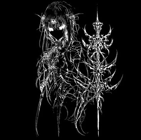 Affliction Design Png, Steam Pfp Aesthetic, Cybercore Black And White, Drain Png, Sigil Core, Drain Core, Aesthetic Aura, Chill Wallpaper