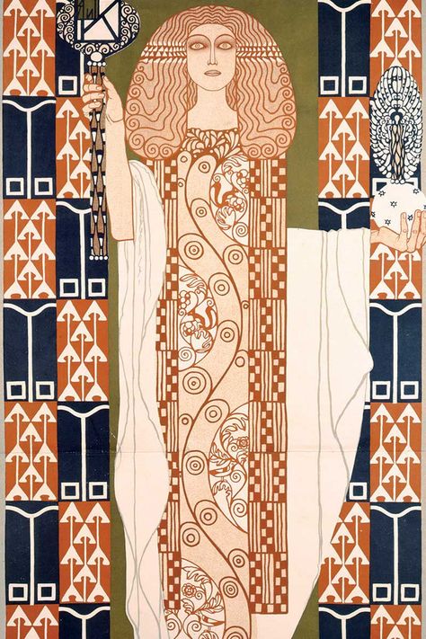 Koloman Moser | Lampoon Magazine Art Deco Ideas, The Melting Pot, Koloman Moser, Vienna Secession, Art Nouveau Illustration, Art Nouveau Pattern, Art Nouveau Poster, Academic Art, The End Of The World