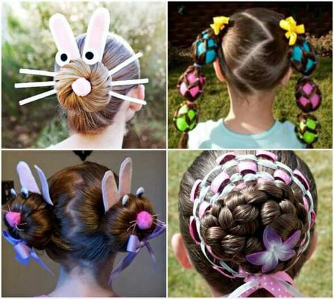 Cool Wacky Hair Days, Crochet Cat Pattern, Going Out Hairstyles, Wacky Hair, Peinados Recogidos, Crazy Hair Day At School, Easter Hair Bow, Christmas Hairstyles, Hairstyle Tutorial