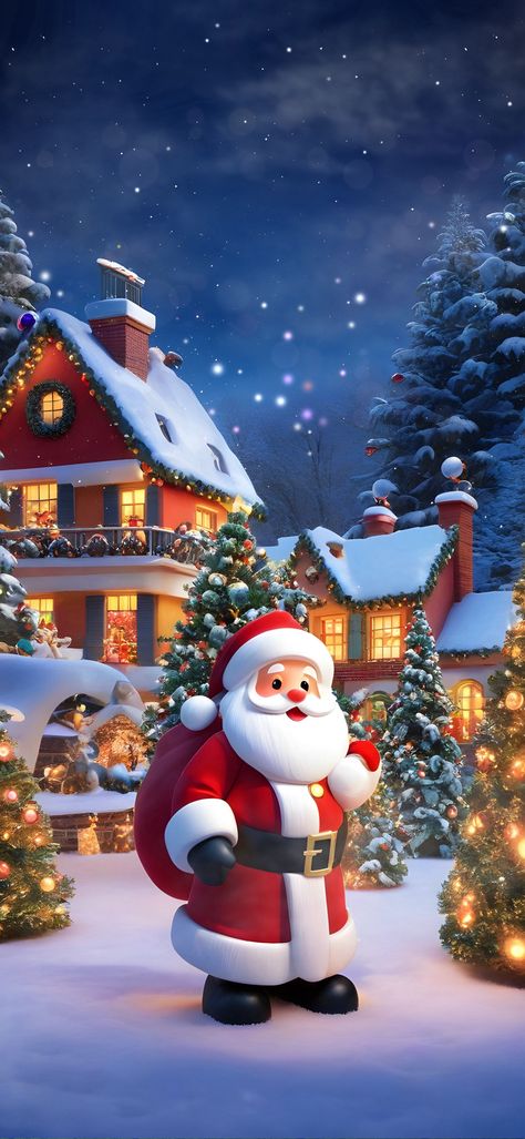 Picture Of Santa Claus, Christmas Santa Claus Wallpaper, Friends Tv Show Christmas Wallpaper, Santa Claus Wallpaper Iphone, Green Xmas Wallpaper, Christmas Iphone Lockscreen, Santa Wallpaper Iphone, Christmas Wallpaper Cartoon, Xmas Wallpaper Iphone