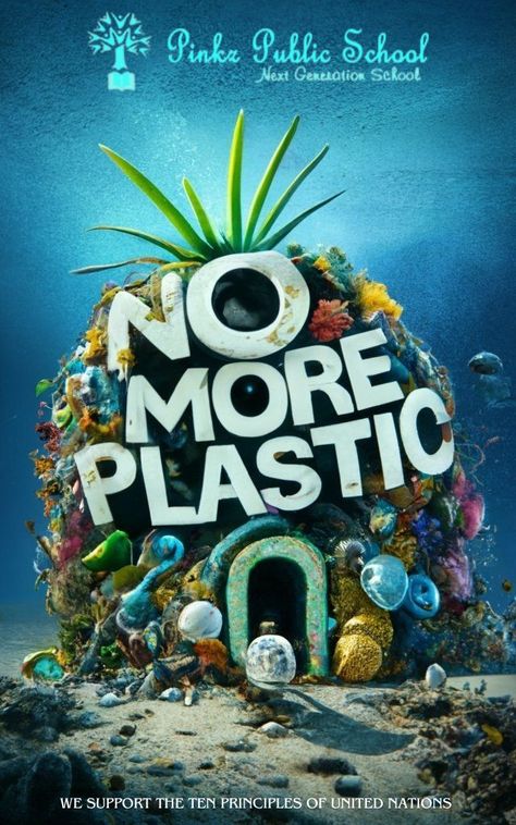 Reduce Plastic Poster, No Plastic Poster, No To Plastic Poster, Plastic Pollution Poster, Water Pollution Poster, Beach Pollution, Pollution Poster, Ocean Art Projects, Bag Poster