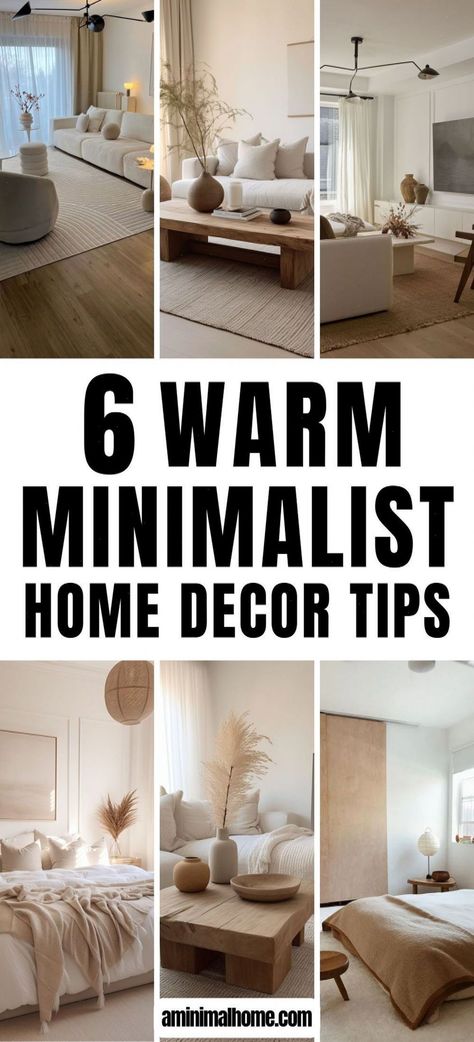 Achieve a cozy, inviting home with warm minimalism. Check out our tips on how to make your space feel comfortable and complete with less. Visit my blog for more decor ideas! #aminimalhome #minimalism #lifestyle #scandi #japandi #homedecor #lifedetox #simpleliving #design #minimalismblog #Home #Decor #DecorInspiration #in #Minimalist #HomeIdeas #Embracing #HomeStyle #Simplicity #Style #HomeDecor #InteriorInspo How To Make Your Home Cozy, Scandi Minimalist Home, Warm Minimalist Home, Scandi Japandi, Warm Minimalism, Warm Home Decor, Minimalism Lifestyle, Simple Curtains, Japandi Style