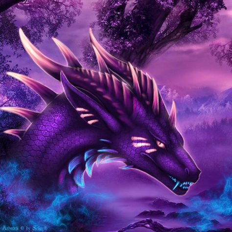 Blue sparkle by Selianth on DeviantArt Space Dragon, Roleplay Ideas, Magic Dragon, Dragon Artwork Fantasy, Purple Dragon, Dragon Sketch, Cool Dragons, Dragon Puppet, Creature Artwork