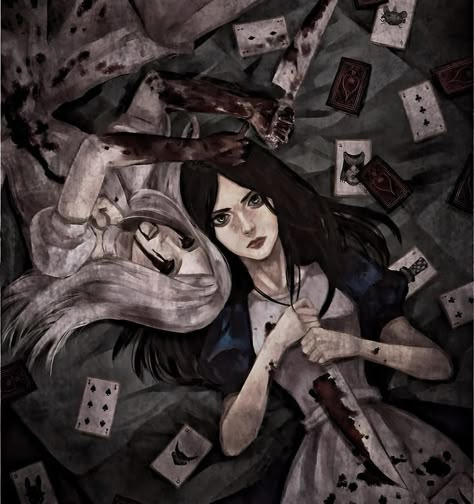 Alice The Madness Returns, Alice In Madness, Alice In Wonderland Fanart, American Mcgee’s Alice, American Mcgee, Alice In Wonderland Artwork, Dark Alice In Wonderland, Wonderland Artwork, Alice In Wonderland Aesthetic