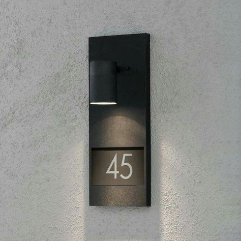 Led House Numbers, Hotel Signage, Door Signage, Led House, Number Wall, Exterior Wall Light, Door Numbers, House Number Sign, Number Sign