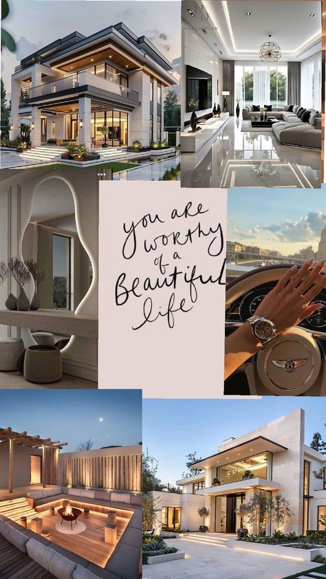 Beautiful Home Vision Board, Beautiful House Vision Board, Vision Board For Dream Home, Manifestation Pictures Aesthetic, Big House Manifestation, Vision Board Photos Pictures House, 2025 Vision Board New Home, Home Ownership Vision Board, Vision Board Names Ideas