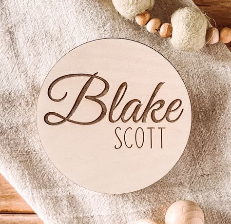 Newborn Hospital Name Sign, Western Birth Announcement Sign, Boho Birth Announcement Door Hanger, Hospital Name Sign, Name Announcement Sign, Wood Birth Announcement Signs, Newborn Birth Announcements, Hospital Newborn, Name Announcement