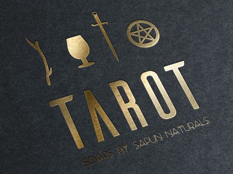 Tarot Logo, Logo Design Love, Logo Graphic Design, Spiritual Business, Tarot Learning, Design Typography, Logo Concept, Typography Logo, Logo Graphic