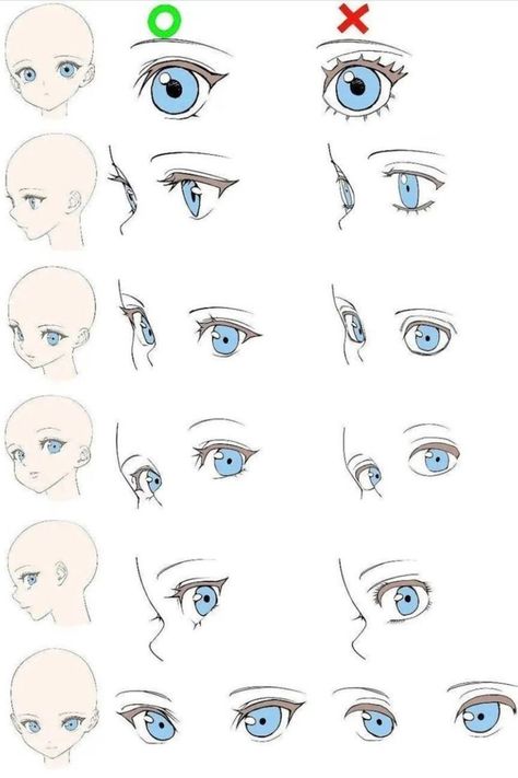 Eyes From Different Angles, Mata Manga, Best Eyes, Steps To Draw, How To Draw Eyes, How To Draw Anime Eyes, How To Draw Anime, Eye Drawing Tutorials, Draw Eyes