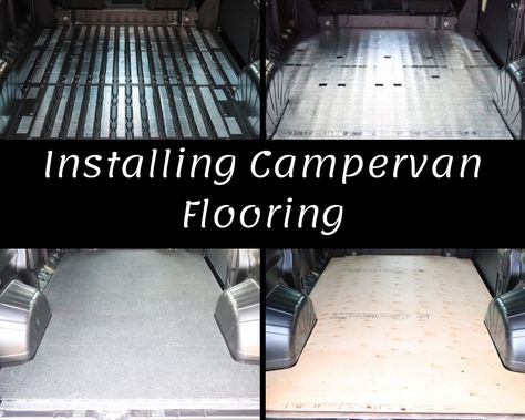 Van Life Flooring, Van Floor Insulation, Camper Van Design Ideas, Van Flooring Ideas, Van Conversion Floor, Van Flooring, Caddy Conversion, Minivan Life, Transit Conversion