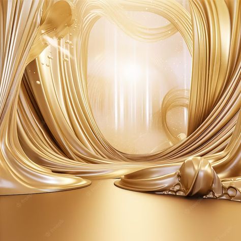 Premium AI Image | contemporary backdrops in gold illustration realistic Graphics Background Design, Jotter Design Background, Pageant Background Design, Backdrop Banner Ideas, Pageant Background, White And Gold, Graphics Design Background, Gold And White Curtains, Background White And Gold