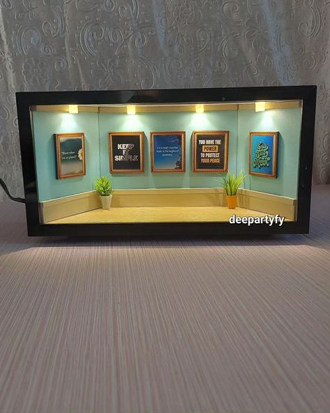 A Positive Quote, Small Lights, Box Light, Light Crafts, Frame Light, 3d Photo, Room Transformation, Video Ideas, Positive Quote