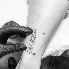 Big Ben Tattoo, London Bigben, Simple Architecture, Urban Retreat, London Tattoo, Big Ben London, Classy Tattoos, Little Tattoos, Fine Line Tattoos