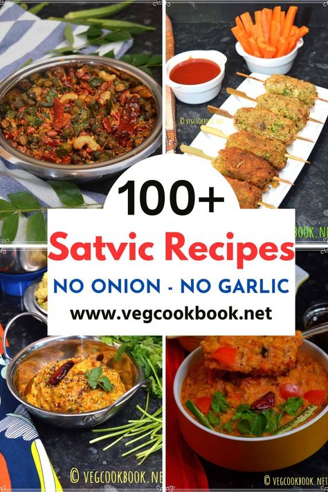 Sattvic Diet Recipes, Satvic Food Recipes, Clean Eating Indian, Satvic Food, Recipes For Beginners Easy, No Onion No Garlic Recipes, No Garlic Recipes, Sattvic Diet, Recipes Plant Based