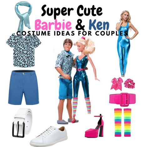 "🌟 Super Cute Ken & Barbie Couples Costume Ideas 🌟 Get ready to play dress-up with your partner! These Ken & Barbie costume ideas are perfect for couples looking to add a touch of magic to their next costume party.This Amazon find! Whether you want to go classic or put a unique twist on this iconic duo, we've got you covered. 💖✨ *Contain affiliate link Ken Barbie Costume, Barbie And Ken Halloween Costumes, Ken Costume Ideas, Barbie And Ken Costume Couple, Barbie Ken Costume, Barbie Costume Ideas, Ken Costume, Barbie And Ken Costume, Couples Costume Ideas