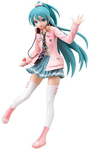 Sega Project Diva Arcade Future Tone Hatsune Miku Super Premium Action Figure Ribbon Girl, 9" Miku Project Diva, Hatsune Miku Project Diva, Project Diva, Hair Flow, Anime Figurines, Figure Poses, Anime Dolls, Funko Pops, Anime Kawaii