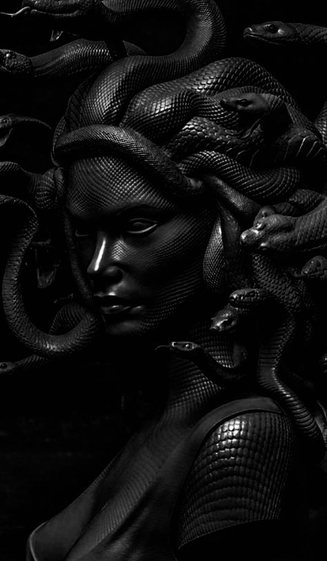 Dark Medusa Wallpaper, Medusa Iphone Wallpaper, Snake Charmer Aesthetic, Snakes Background, Snake Aesthetic Dark, Medusa Wallpaper Iphone, Snake Wallpaper Hd, Medusa Aesthetic Wallpaper, Medusa Background