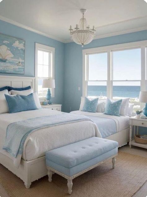 Project Room, House Vibes, Neat Ideas, Coastal Chic, Interior Ideas, Room Interior, Beach Decor, Beach House, Decor Ideas